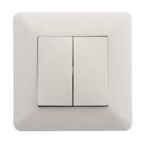 Artezo Interrupteur Va Et Vient Double 10 A Blanc