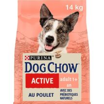 Purina Dog Chow Chien Adult 1+ Active Poulet - 14 Kg