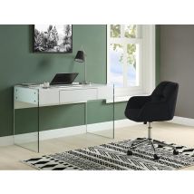 Chaise De Bureau - Velours - Noir - Hauteur Réglable - Pega De Pascal Morabito