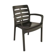 Chaise Ipae Progarden Borneo Progarden 150 Ml Noir Résine (60,5 X 54 X 82 Cm)