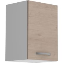 Meuble Haut 1 Porte - Décor Chene Jackson - L 40 X P 36 X H 58 Cm