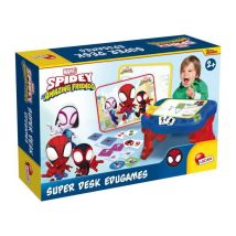 Bureau D'activités Avec 10 Jeux - Spidey Super Desk - Edu Games - Lisciani
