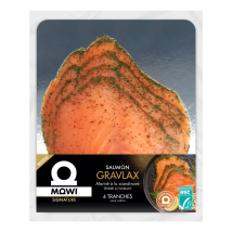 Mowi - Saumon Mariné À La Scandinave Gravlax Mowi - Le Paquet De 120g