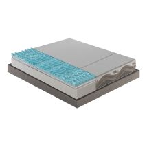 Matelas 140x200 "pale" En Mousse À Mémoire De Forme Et Micro-ressorts - 9 Zones