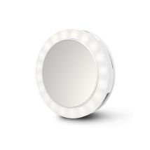Ecomed 23603 Miroir De Maquillage Autonome Rond Blanc