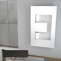 Radiateur Sèche-serviettes Design Électrique 300w Noir Graphite Dedalo - Irsap