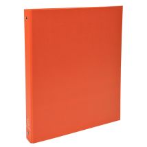 Exacompta Classeur Rembordé Polypropylène 4 Anneaux 30mm - A4, Orange X 20