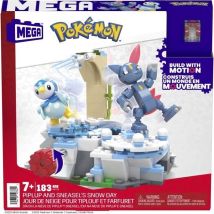 Pokemon - Tiplouf Et Farfuret A La Neige - Construction - 6 Ans Et +