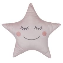 Coussin - Home Deco Kids - Étoile - Créatif - Ludique - Rose - 44 X 37 Cm