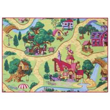 Tapis Circuit - Candy Town - 95 Cm X 133 Cm