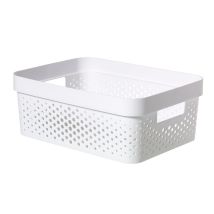 Boîte de rangement 11L blanc INFINITY CURVER