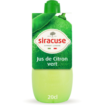 Siracuse - Jus De Citron Vert Siracuse - Le Flacon De 20 Cl