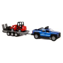 Kids Globe Terrain Car With Trailer And Shovel, 30cm