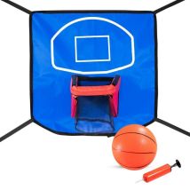 Panier De Basket Pour Trampoline Bleu 61 X 22 X 61 Cm