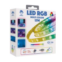 Ruban Led Rgb Xxl Geek Monkeys 15 M Avec Revêtement En Silicone + Télécommande