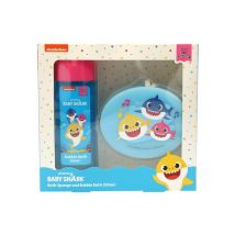 Coffret Cadeau Baby Shark : Gel Douche Et Éponge 250 Ml Pour Enfants