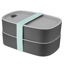 Berghoff Leo 3950126 Gamelle Ensemble Boîte Repas 1,6 L Gris 2 Pièce(s)
