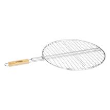 Double Grille Barbecue Ronde "summer" 40cm Chrome
