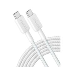 Câble Usb Anker A81f7g21 3 Mètres Nylon Blanc Haute Puissance