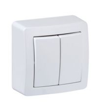 Commande volet roulant complète saillie Schneider Electric Alréa blanc