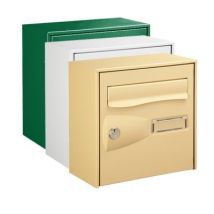 Boîte aux lettres 1 porte Diall Beige faible profondeur