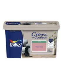 Peinture intérieure couleur Crème De Couleur Dulux Valentine satin rose vieux rose 2.5L