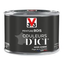 Peinture extérieure bois Couleurs d'ici noir ombré Velours V33 0,125L