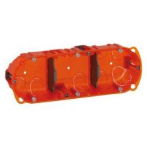 Boîte d'encastrement triple multimatériaux Legrand P. 40 mm