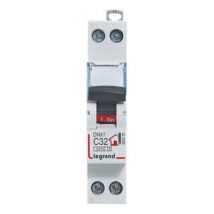 Disjoncteur Phase + neutre 32A Legrand