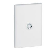 Porte blanche pour coffret 2 rangées Legrand DRIVIA