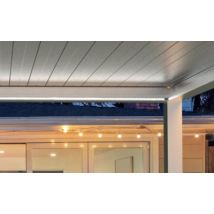 Eclairage pour pergola Oviedo blanc 6m (2 barrettes bande led)