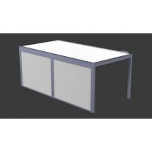 Store façade gris pour pergola Oviedo gris 6m (lot de 2)