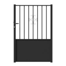 Portillon Jardimat fer Bergamote noir - 100 x h.150 cm