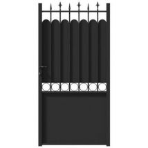 Portillon Jardimat fer Ronchaux noir - 100 x h.185 cm