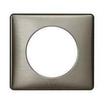 Plaque de finition simple Legrand Céliane Métal Tungstène