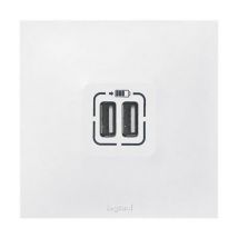 Double prise USB Legrand Neptune