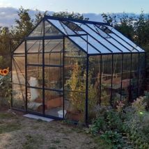 Serre en verre Lams Laurus vert 9,70m²