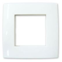 Plaque de finition Colours Kalya simple blanc glossy