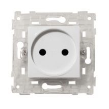 Mécanismes 2 prises Colours Kalya blanc glossy