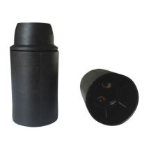 Douille E14 Diall noir
