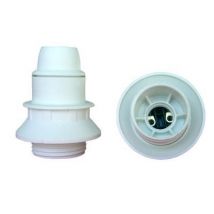 Douille E14 semi fileté Diall + bague blanc