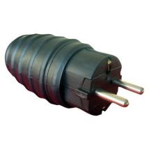 Fiche caoutchouc mâle 16A IP44 Zenitech