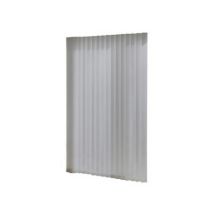 5 lamelles pour store californien Madeco Luxe gris clair 280 cm