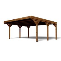 Carport double bois Victor