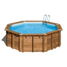 Piscine hors sol bois Gré Ananas LDD Ø4,28 x h.1,17 m