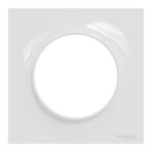 Plaque de finition simple Schneider Electric Odace Styl blanc