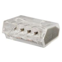 15 bornes automatiques 5 entrées Diall (= série 273 Wago) 1 - 2,5 mm²