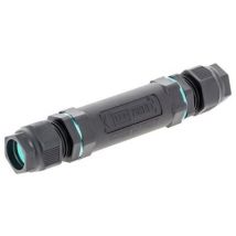 Connecteur droit tube 3 pôles IP68