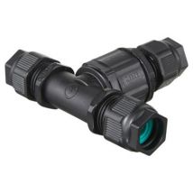 Connecteur en T tube 3 pôles IP68