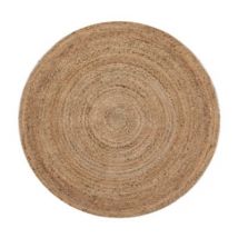 Tapis en jute naturel deko & Co 120 cm